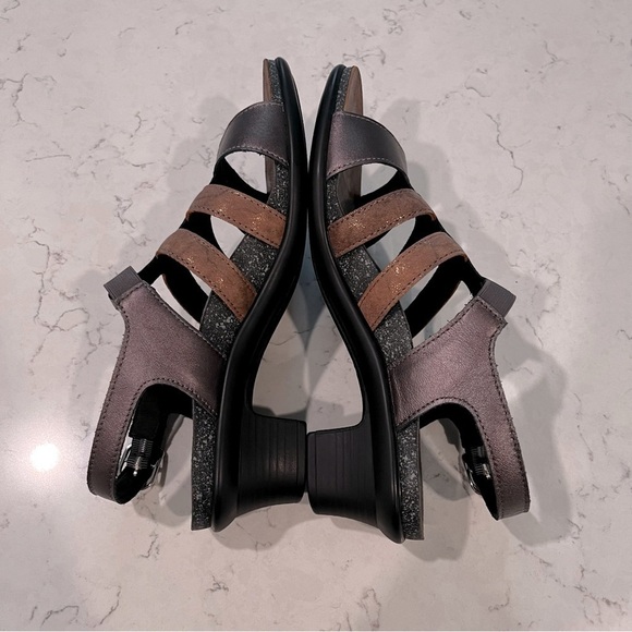 SAS Allegro Comfort Heels Santolina Size Brown Metallic 8 Narrow - Picture 5 of 12